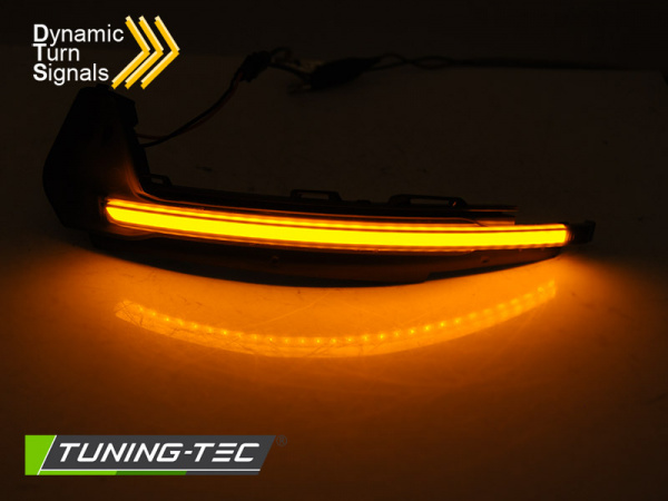 Upgrade LED Spiegelblinker für Audi A1 10-18 schwarz/rauch dynamisch